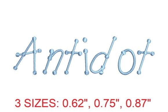 Antidot Regular Font