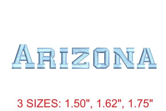 Arizona Font: A Smart Embroidery Choice