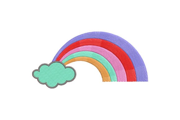 Cute Rainbow Embroidery: A Joyful Seasonal Staple
