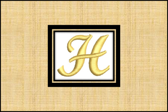 Gold Letter H
