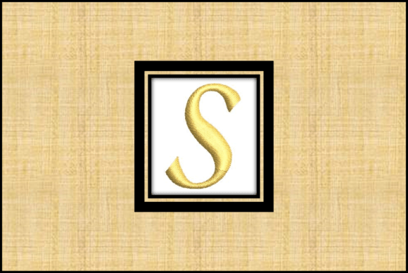 Gold Letter S