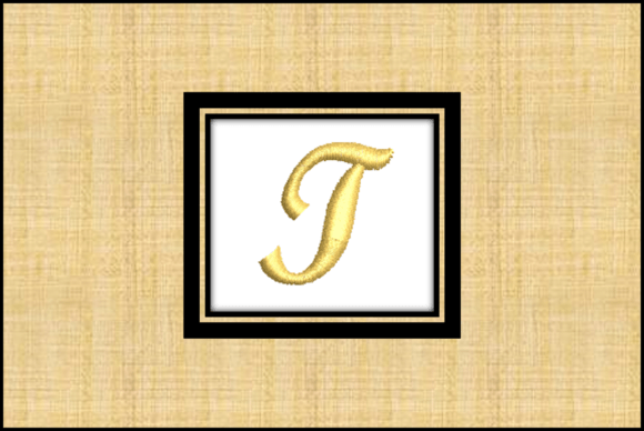 Gold Letter T