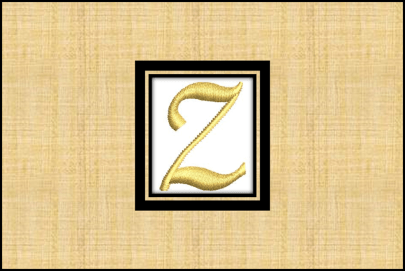 Gold Letter Z