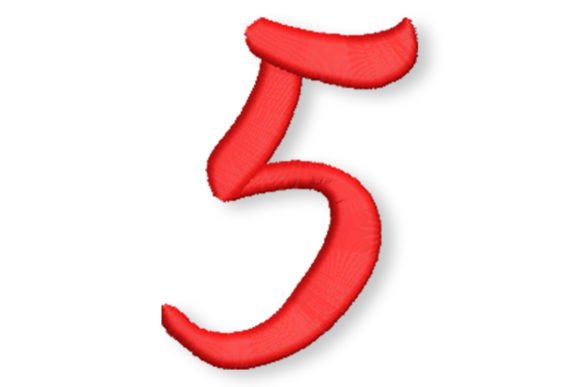 Script Number Five: A Thoughtful Embroidery Choice for Meaningful Gifts